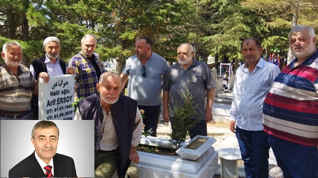 SAADET PARTİSİ’NDEN ARİF ERSOY’A KABİR ZİYARETİ